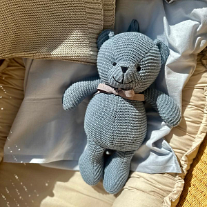 Мобиль музыкальный Vanilla Copenhagen "Teddy", дымно-синий